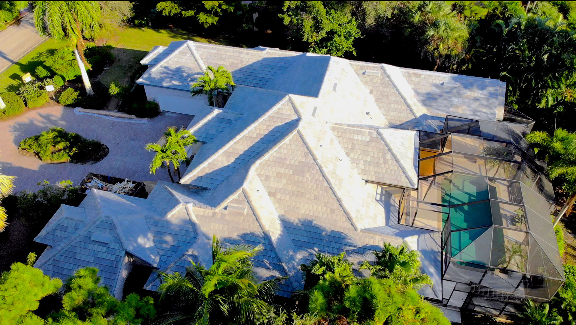Concrete tile roof in bonita springs by international roofing